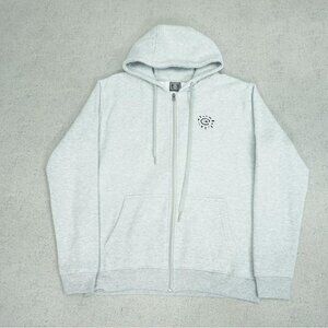 Grey Always Zip Up Hoodie